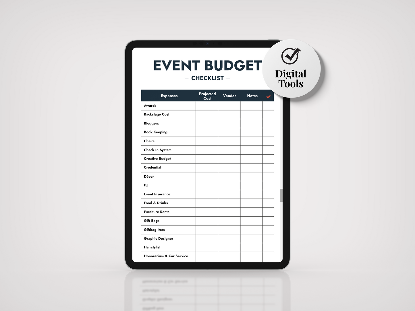 Done-for-You Event Budget
